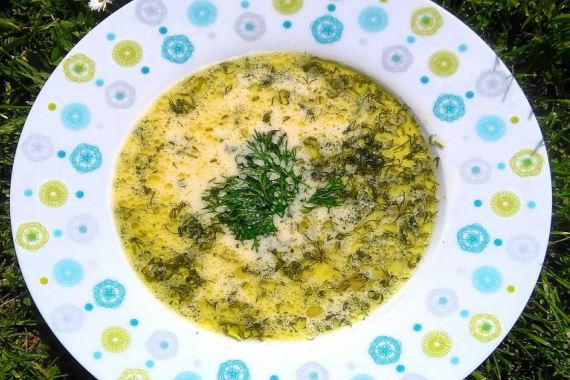 Суп из укропа с картофелем - рецепт с фото