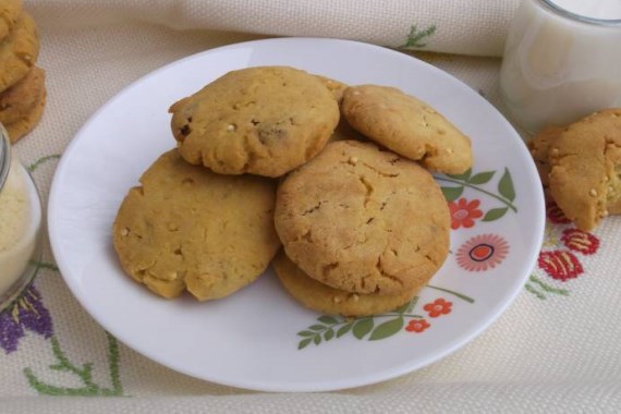 Печенье без глютена из кукурузной муки - рецепт с фото