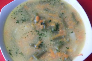 Наваристый суп с фасолью (фото)