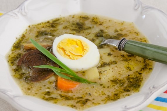 польский суп с закваской