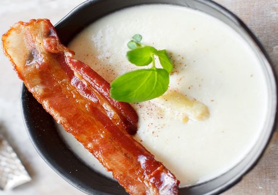 Рецепт Крем-суп из спаржи со сметаной