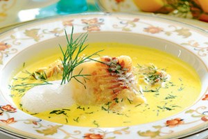 Рыбный суп с ноткой апельсина (фото)