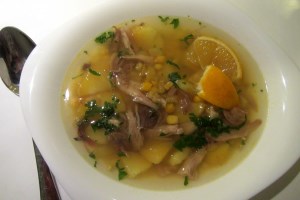 Куриный суп по-римски