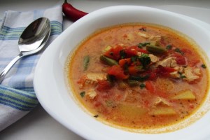 Мексиканский суп с курицей