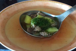 Узбекский суп-шурпа с бараниной (фото)