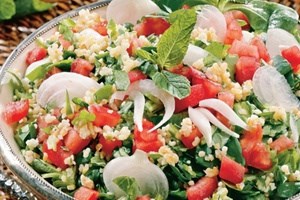 Салат табуле с булгуром и овощами (фото)