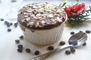 Шоколадно-овсяный кекс за 5 минут