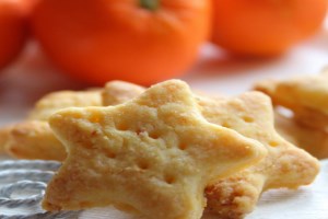 Печенье апельсиновое в форме звездочек (фото)