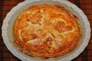 Пирог с яблоками и карамелью в духовке (фото)