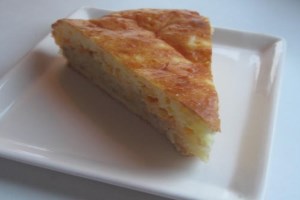 Сырно-луковый французский пирог (фото)