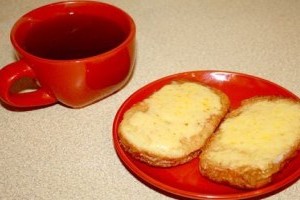 Гренки с сыром к завтраку
