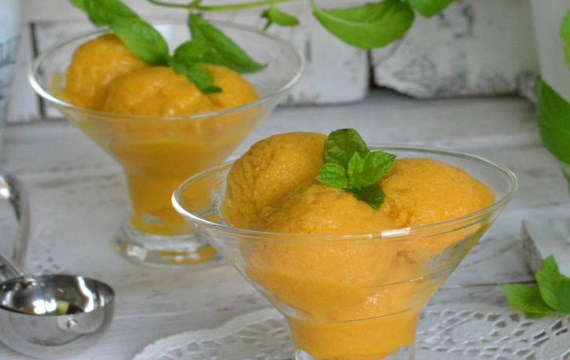 Сорбет из манго и банана - рецепт с фото