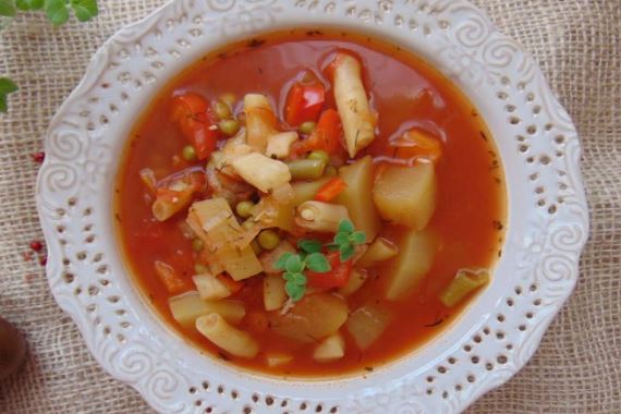 Итальянский, классически суп минестроне - рецепт с фото
