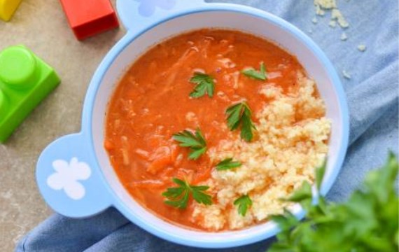 Простой и питательный томатный суп - рецепт с фото