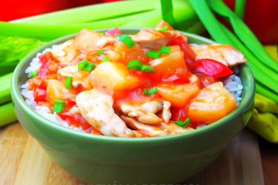 Быстрая курица в кисло-сладком соусе - рецепт с фото