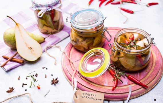 Груши для мяса с пряной ноткой - рецепт с фото