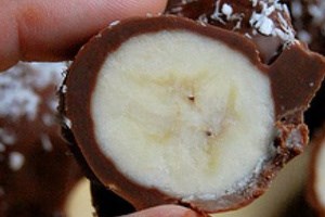 Замороженные бананы в шоколаде (фото)