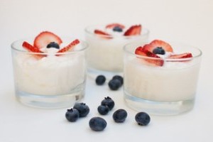 Десерт йогуртовый - низкокалорийный
