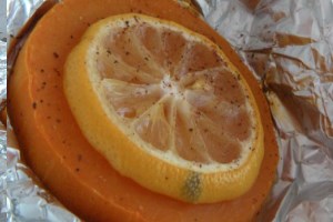 Тыква запеченная с лимоном (фото)