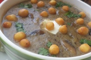 Вкусный крем-суп из грибов с гренками (фото)