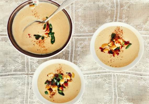 Рецепт Крем суп из кукурузы с корицей