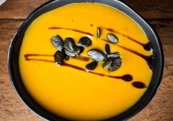Рецепт Тыквенный суп с семечками тыквы