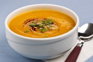 Острый суп из тыквы (фото)