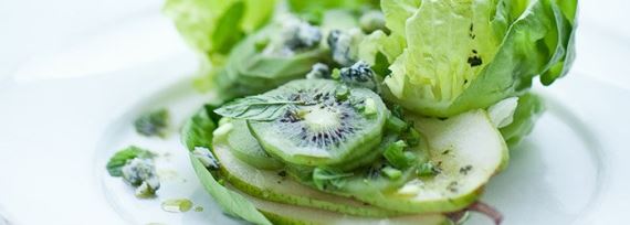 Салат из киви, груши
