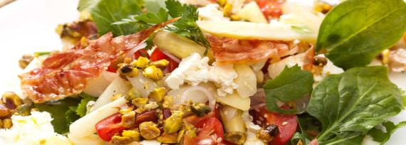 Салат из белой спаржи