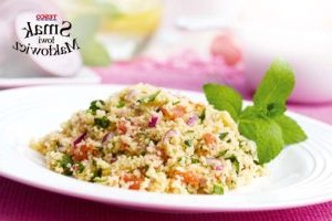 Летний салат из каши кус-кус