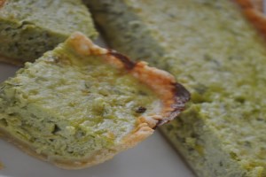 Пирог из зеленого горошка (фото)