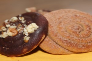 "Улитки" - печенье из гречневой муки на кефире (фото)