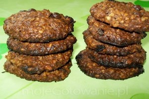 Овсяное печенье с шоколадом и орехами (фото)