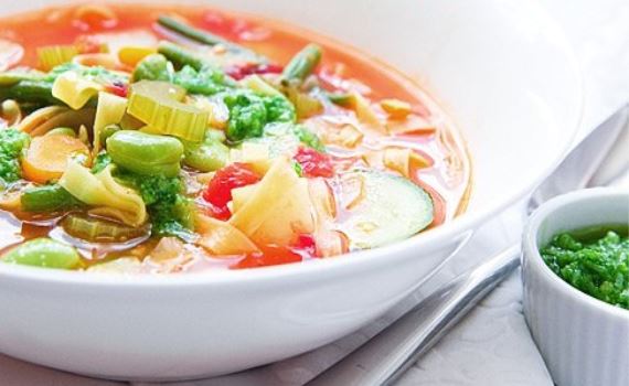 Рецепт Овощной суп с макаронами