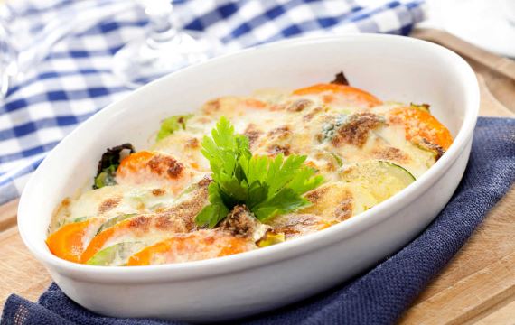 Рецепт Запеканка из овощей в сливочном соусе