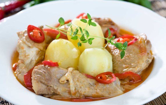 Рецепт Паприкаш из курицы с картофелем