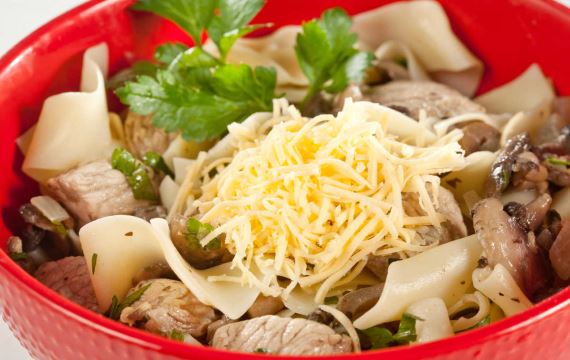Как приготовить - Блюдо из макарон в соусе с телятиной