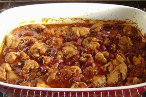 Мексиканская запеканка из куриных ножек (фото)