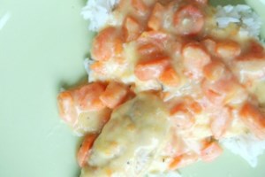 Овощное рагу с морковью и курицей (фото)
