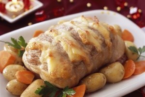 Печеная телятина с сыром (фото)