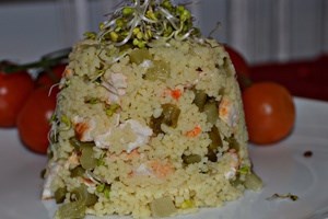 Салат с кус-кусом и курицей (фото)