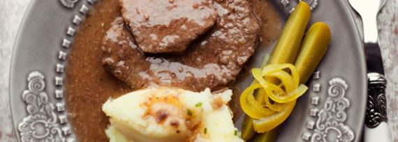 Отбивные из говядины на сковороде и в кастрюле - рецепт с фото