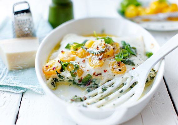 Рецепт Вкусная лазанья с сыром фета в соусе