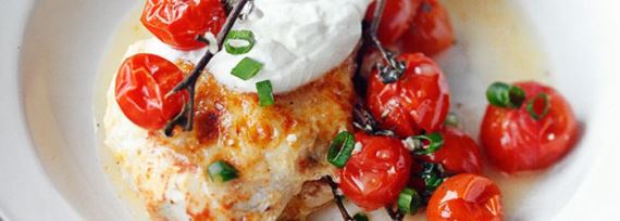 Курица в маринаде запеченная с моцареллой
