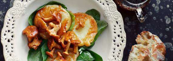 Лисички с овечьим сыром