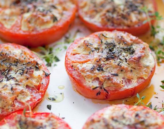 Рецепт Запеченные помидоры с фаршем
