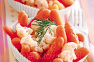 Овощная закуска из моркови и цветной капусты (фото)