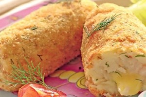 Крокеты картофельные с сыром и рыбой (фото)
