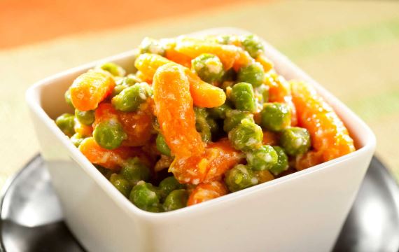 Как приготовить - Овощную закуску с морковью и горошком